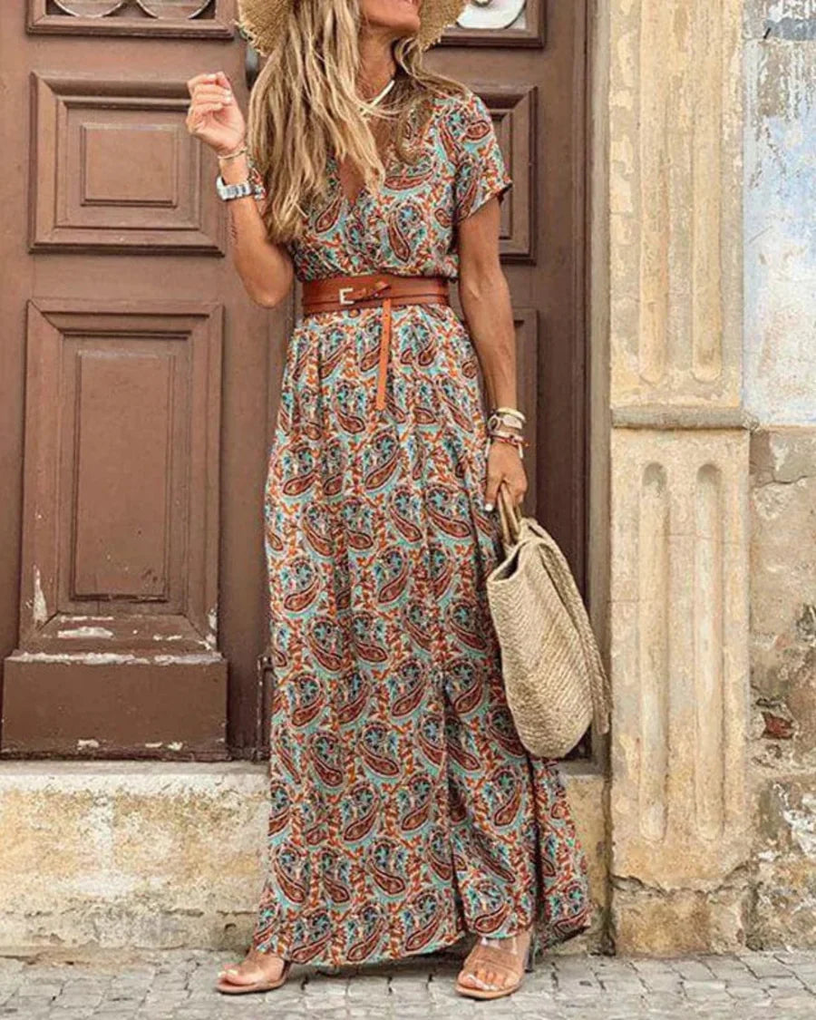 Rufus™ | Robe Maxi Ibiza avec Élégance Bohémienne