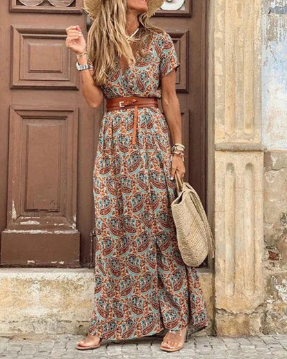 Rufus™ | Robe Maxi Ibiza avec Élégance Bohémienne