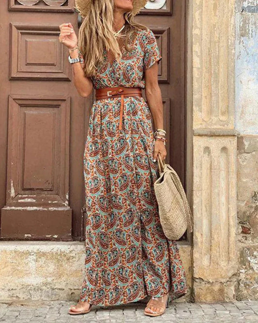 Rufus™ | Robe Maxi Ibiza avec Élégance Bohémienne