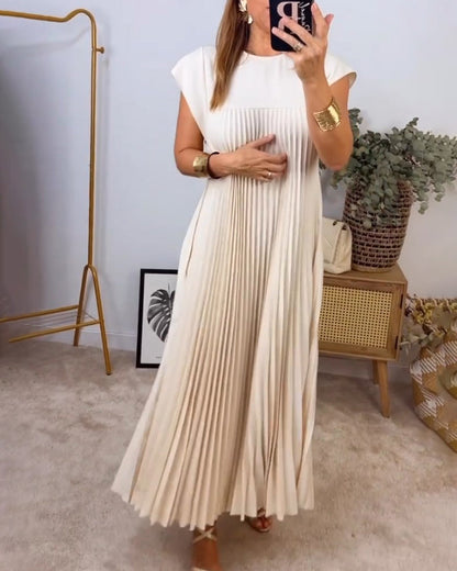 Alice™ | Robe Maxi Élégante et Confortable avec Plis