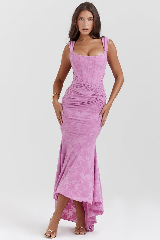 Lilaa™ | Robe longue à corset, élégante et sophistiquée
