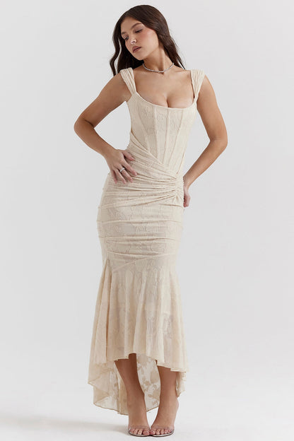 Lilaa™ | Robe longue à corset, élégante et sophistiquée