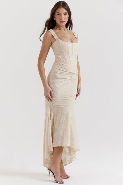 Lilaa™ | Robe longue à corset, élégante et sophistiquée