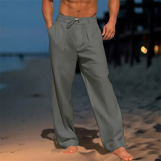 Nathan - Pantalon en Lin Uni