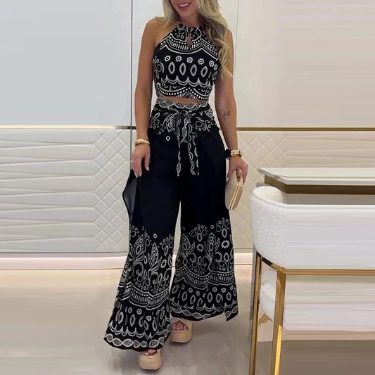 Gulshat - Ensemble Haut Décontracté et Pantalon Large