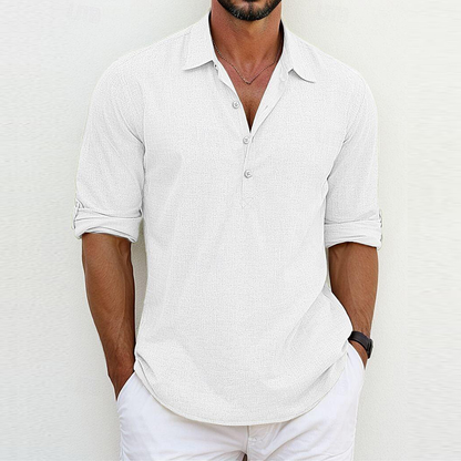 Giovanni™ | Chemise Classica en Coton-Lin