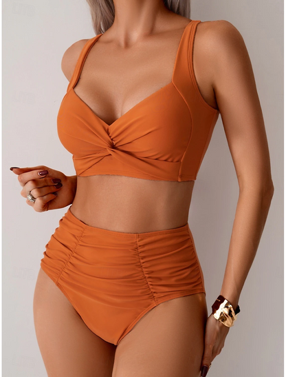 NICOLE | Bikini froncé