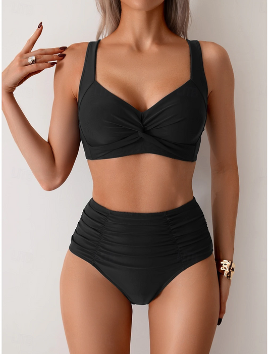 NICOLE | Bikini froncé