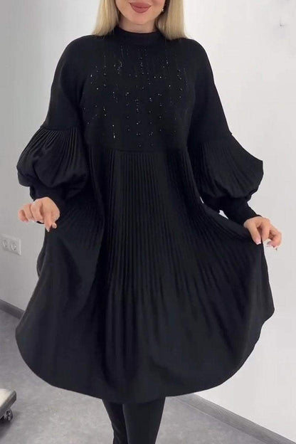 Aelvyna™ |  Robe plissée couvrant le ventre