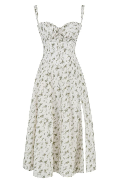 Mavra™ | Robe cintrée élégante avec design bustier et fente latérale