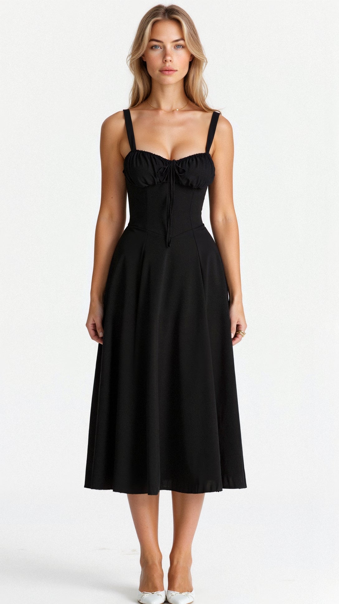 Mavra™ | Robe cintrée élégante avec design bustier et fente latérale