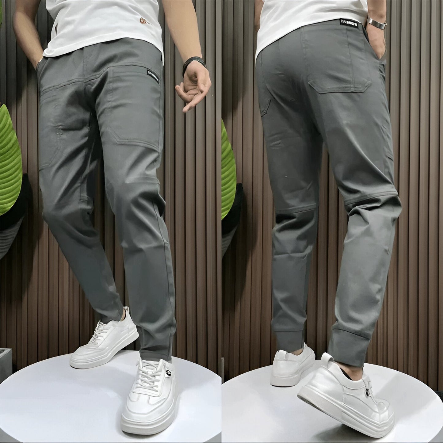 Vallier | Pantalons Cargo Élastiques Premium (1+1 GRATUIT)