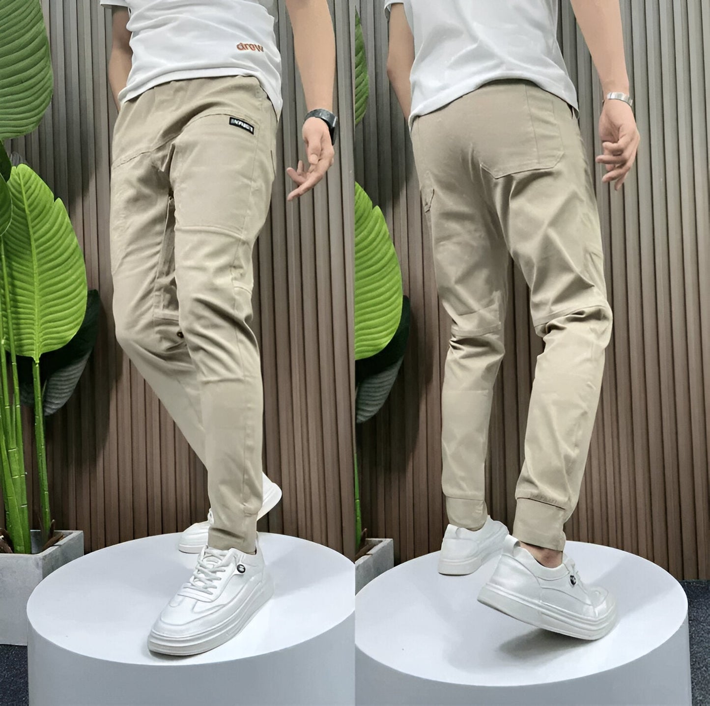Vallier | Pantalons Cargo Élastiques Premium (1+1 GRATUIT)