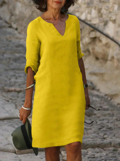 Elsie™ | Robe V-cou Élégante pour Toutes les Occasions