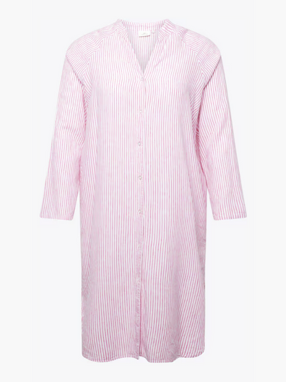 Revia™ | Robe chemise rayée élégante