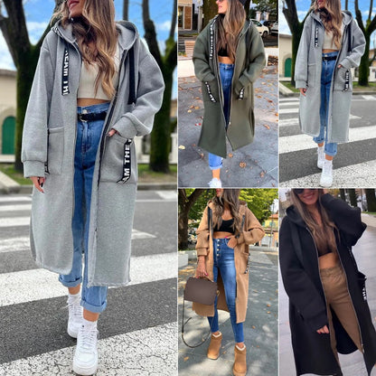 Aleixo – Pull à Capuche Long Élégant