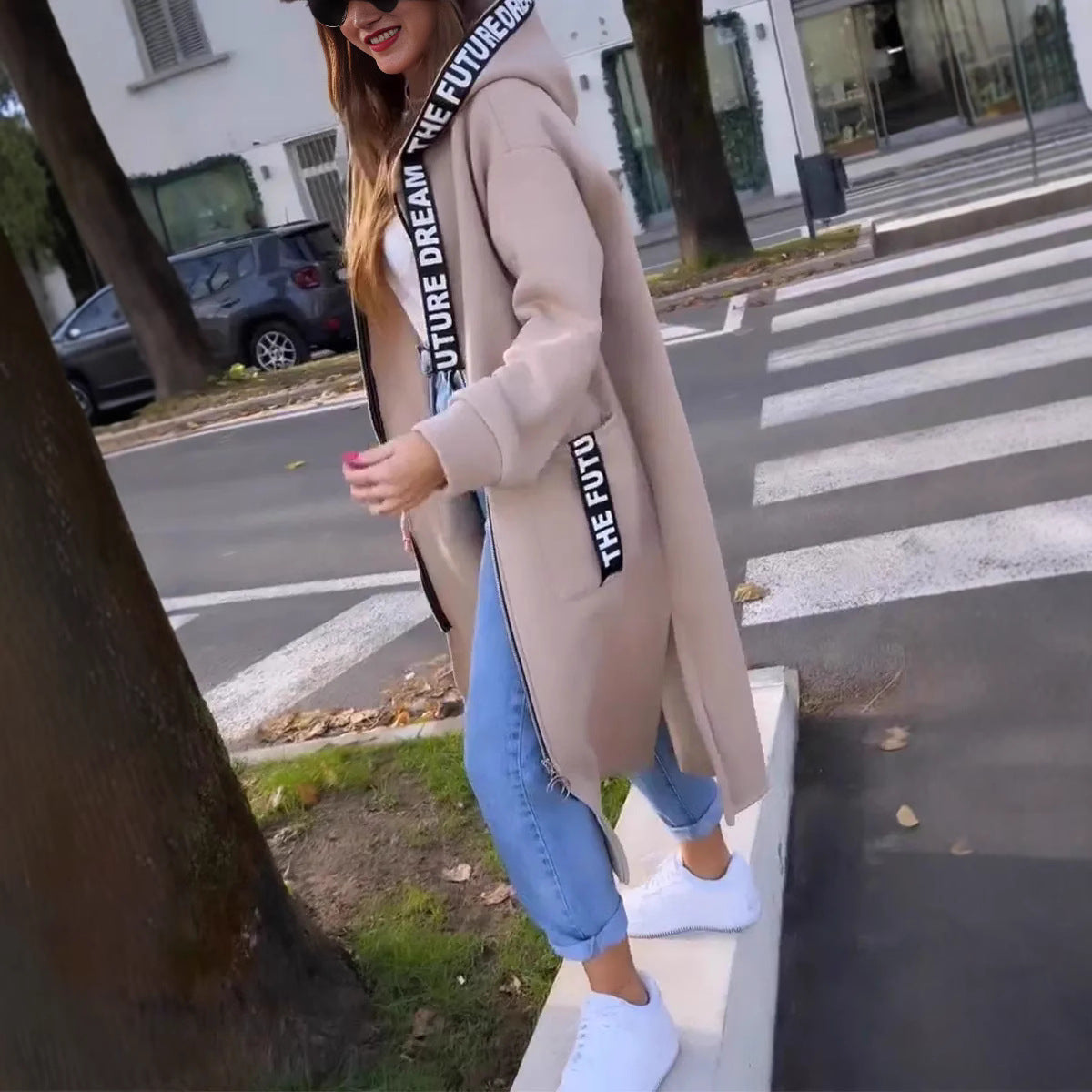Aleixo – Pull à Capuche Long Élégant