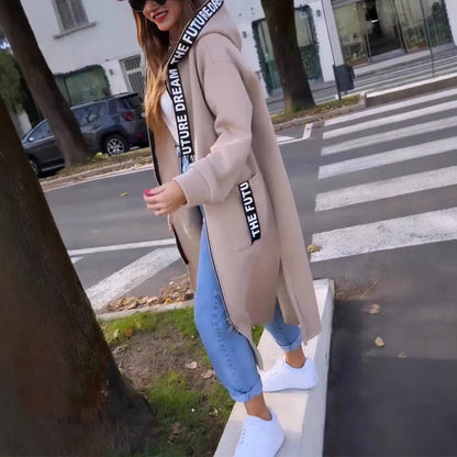 Aleixo – Pull à Capuche Long Élégant